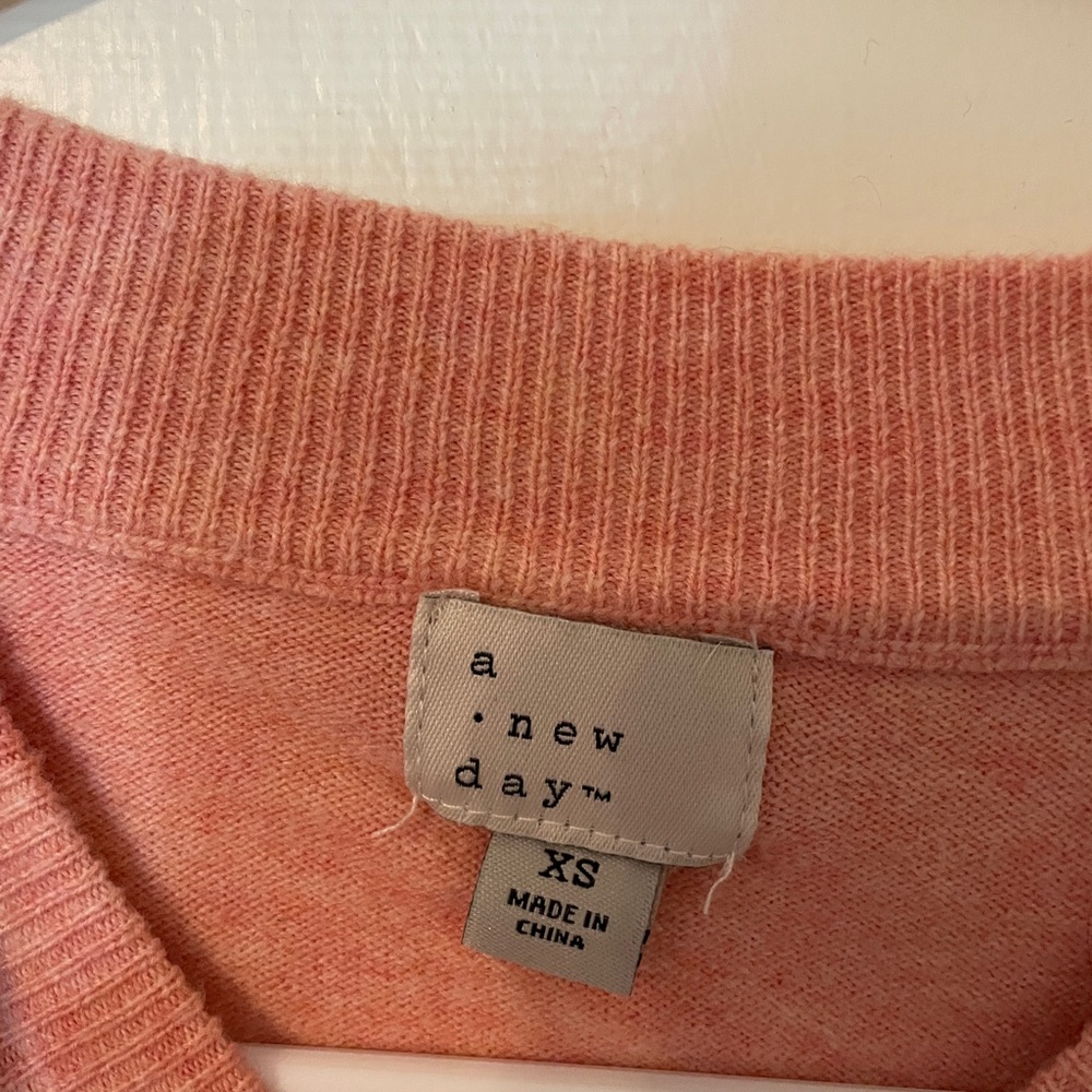 a new day Women's Pink Crew Neck Sweater - Picture 2 of 6